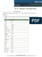 Ws - Water Footprints