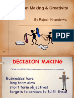 Decision Making & Creativity: by Rajesh Khandelwal
