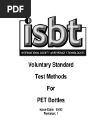 ISBT Bottle Test Methods Manual 0604