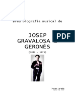 Breu Biografia Musical de JOSEP GRAVALOSA I GERONÈS (Josep Loredo)