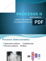 PROCESOS II Proceso y Operacion Unitaria