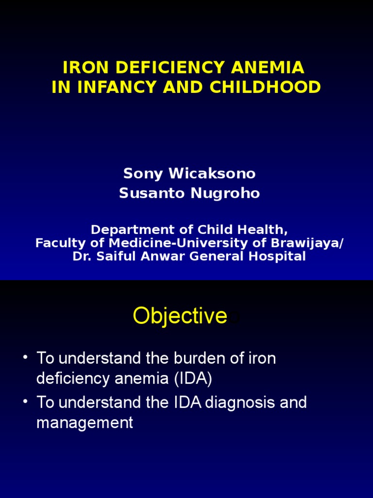 Iron Deficiency Anemia in Children | PDF | Anemia | Medical Specialties
