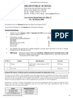 Portal - Dpsbhilai.in Nursery Instructions