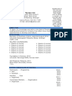 3 Resume Template