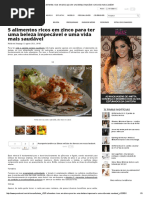 5 Alimentos Ricos Em Zinco