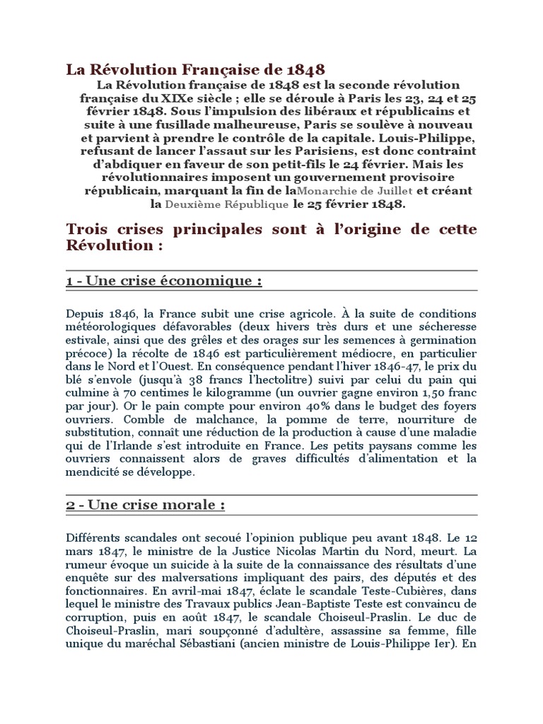 dissertation sur la revolution francaise