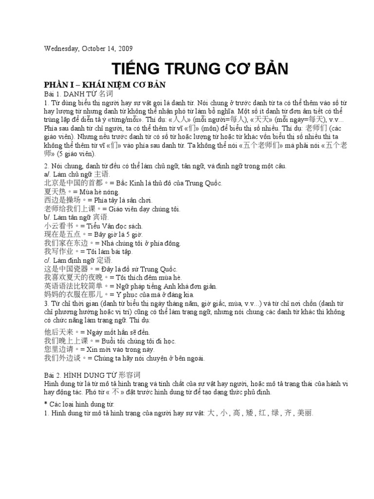 Ngu Phap Tieng Trung