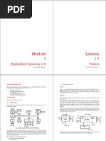 Lesson: Embedded Systems I/O Timers