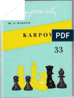 Veliki Majstori Saha 33 - Karpov