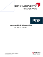 Classic UniDriver Release Note