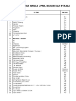 Analisa Harga Satuan