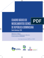 Cuadro Basico de Medicamentos Esenciales de RD. 2015