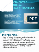 Diferencia Entre Mantequilla, Margarina y Manteca