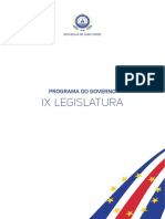 CABO VERDE_Programa Do Governo IX Legislatura_2016