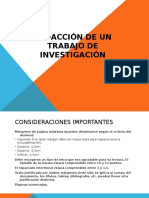 Partes Importantes de Un Trabajo de Investigación..