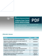 A Wireless Power Transfer System for Electric Vehicle in Charge While Driving