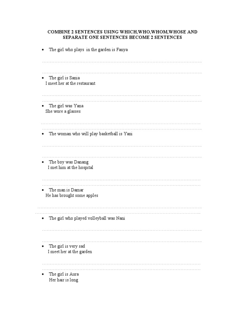 Soal Soal Latihan Adjective Clause