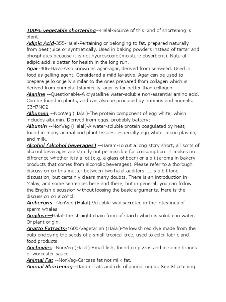 Hala Haram PDF Gelatin Flavor