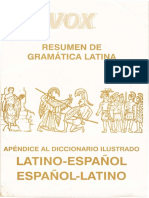 Vox - Resumen de Gramatica Latina