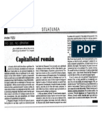 Art. Plesu - Capitalistul Roman