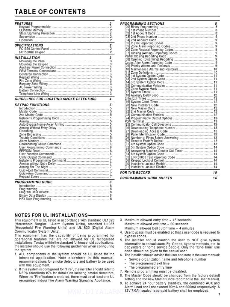 PC1500 - Manual Instalare.pdf | Electrical Engineering | Electronics