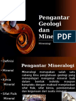 Pengantar Geologi Dan Mineralogi