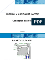 Dicción y Manejo de La Voz