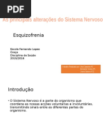 Trabalho de Saúde Sobre Esquisofrenia