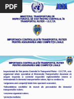 Importanţa controlului în transportul rutier pentru asigurarea unei competiţii loiale