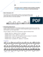 Metric Modulation Exemple