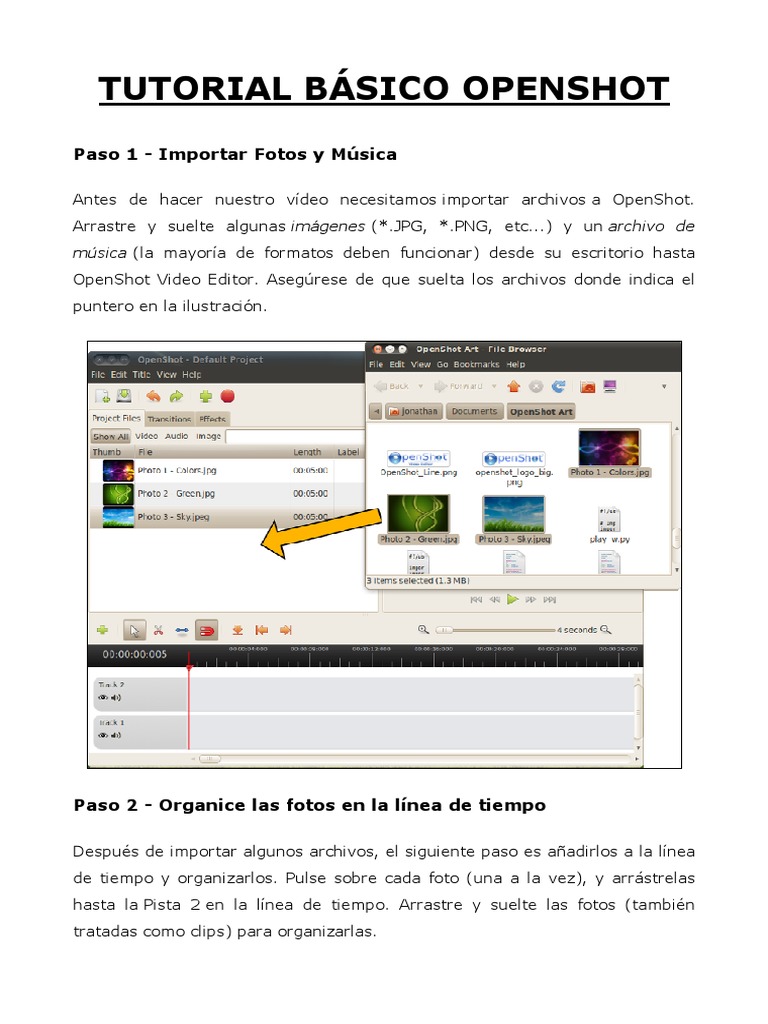 Tutorial Básico de OpenShot | PDF