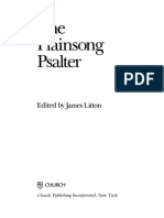 The Plainsong Psalter