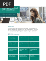 Getting The Most Out of Microsoft Edge: IT Showcase Productivity Guide