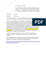 Ejemplo de Importacion para El Consumo Modificado