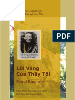 Loi vang cua Thay toi -Patrul Rinpoche