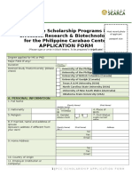 PCC SEARCA Application Form