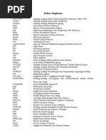 Daftar Singkatan