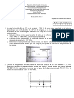 Resistencia de Materiales Taller #1 2016