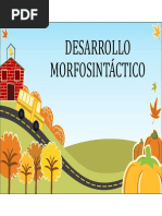 desarrollo morfosintáctico