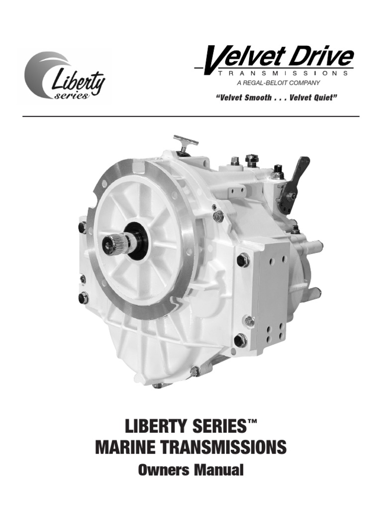 Velvet Drive Liberty 5000 Series Owners Manual PDF Transmission