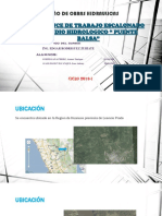 1° Avance Diseño de Obra Hidraulicas PDF