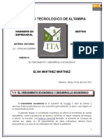 Crecimiento y Desarrollo Economico