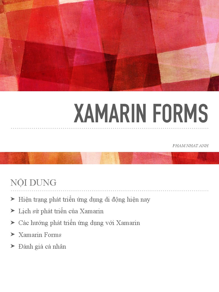 Xamarin Forms | PDF