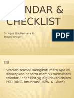 Standar & Checklist