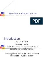 BED BATH & BEYOND’S PLAN