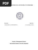 Download Corporate Governance and Firm Risk - Final Thesis Abdullahpdf by Muhammad Sualeh Khattak SN314446926 doc pdf