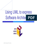 Using UML To Express Software Architecture: CSE 403, Spring 2007, Alverson