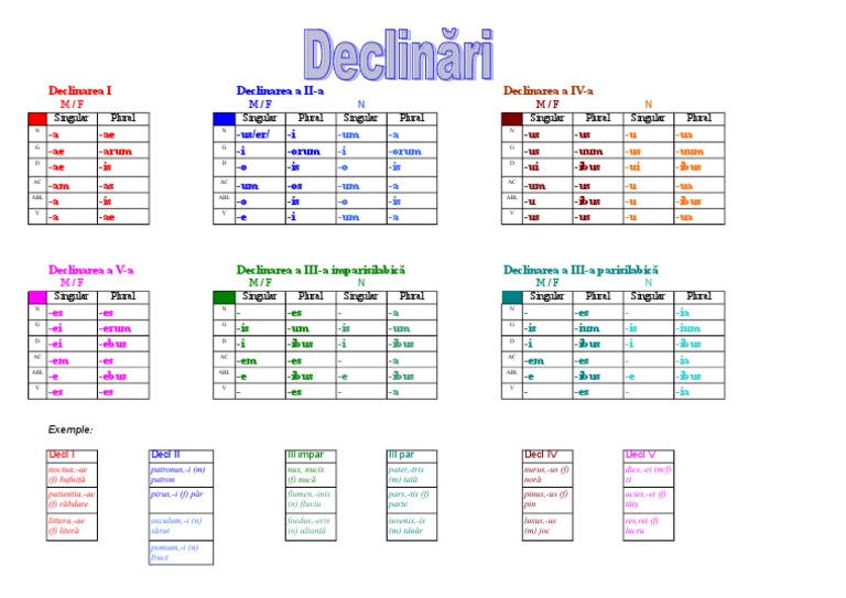 Declinari Latina | PDF