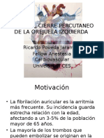 Transesophageal Echocardiography in Closing The Left Atrial Appendage