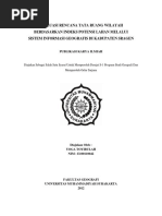 Download EVALUASI RENCANA TATA RUANG WILAYAH BERDASARKAN INDEKS POTENSI LAHAN MELALUI SISTEM INFORMASI GEOGRAFIS DI KABUPATEN SRAGEN by herysp SN314455416 doc pdf